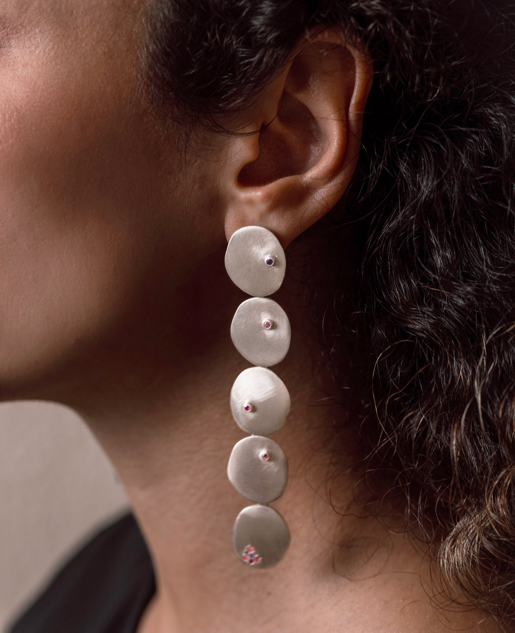 Fullness Of Joy - Silver Earrings