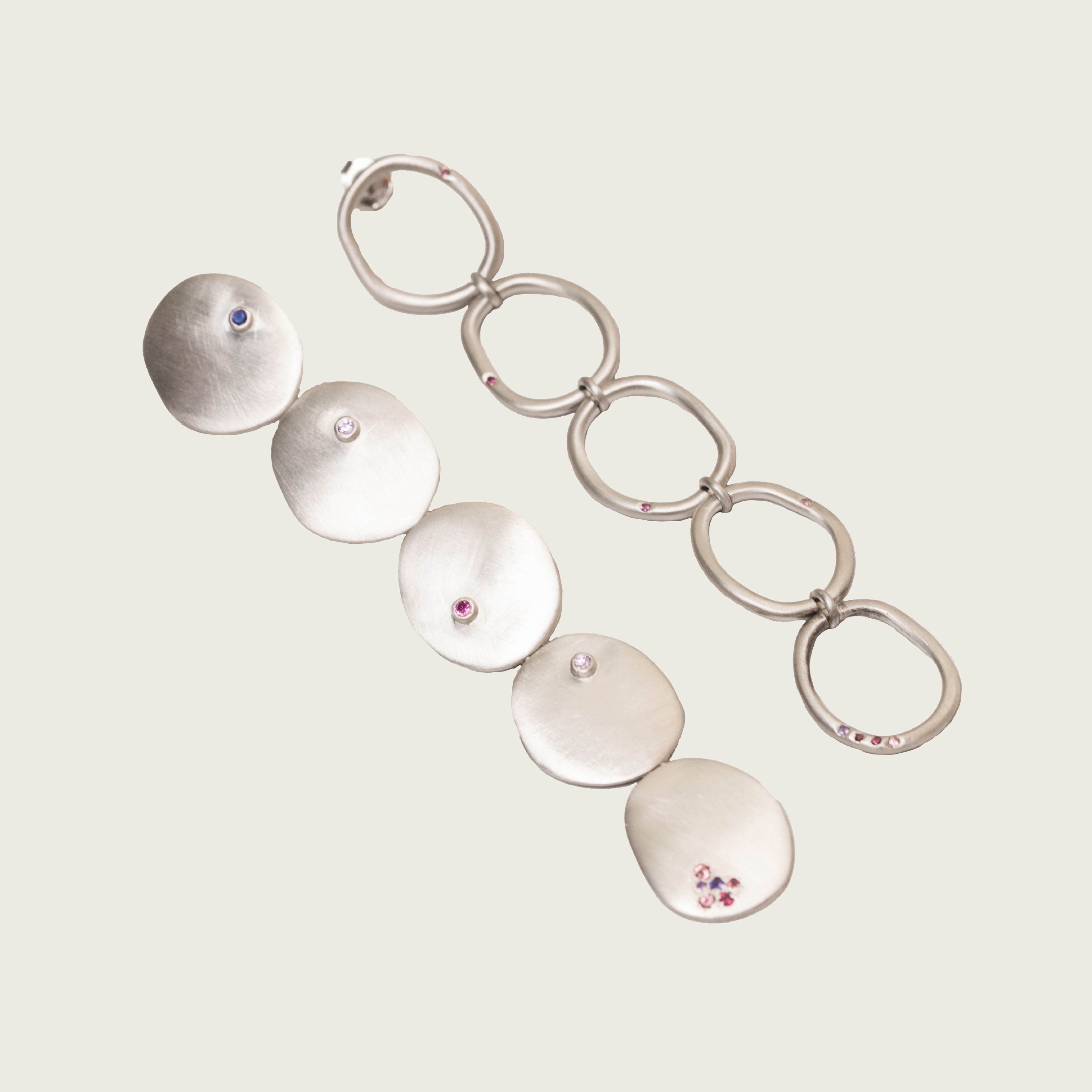 Fullness Of Joy - Silver Earrings