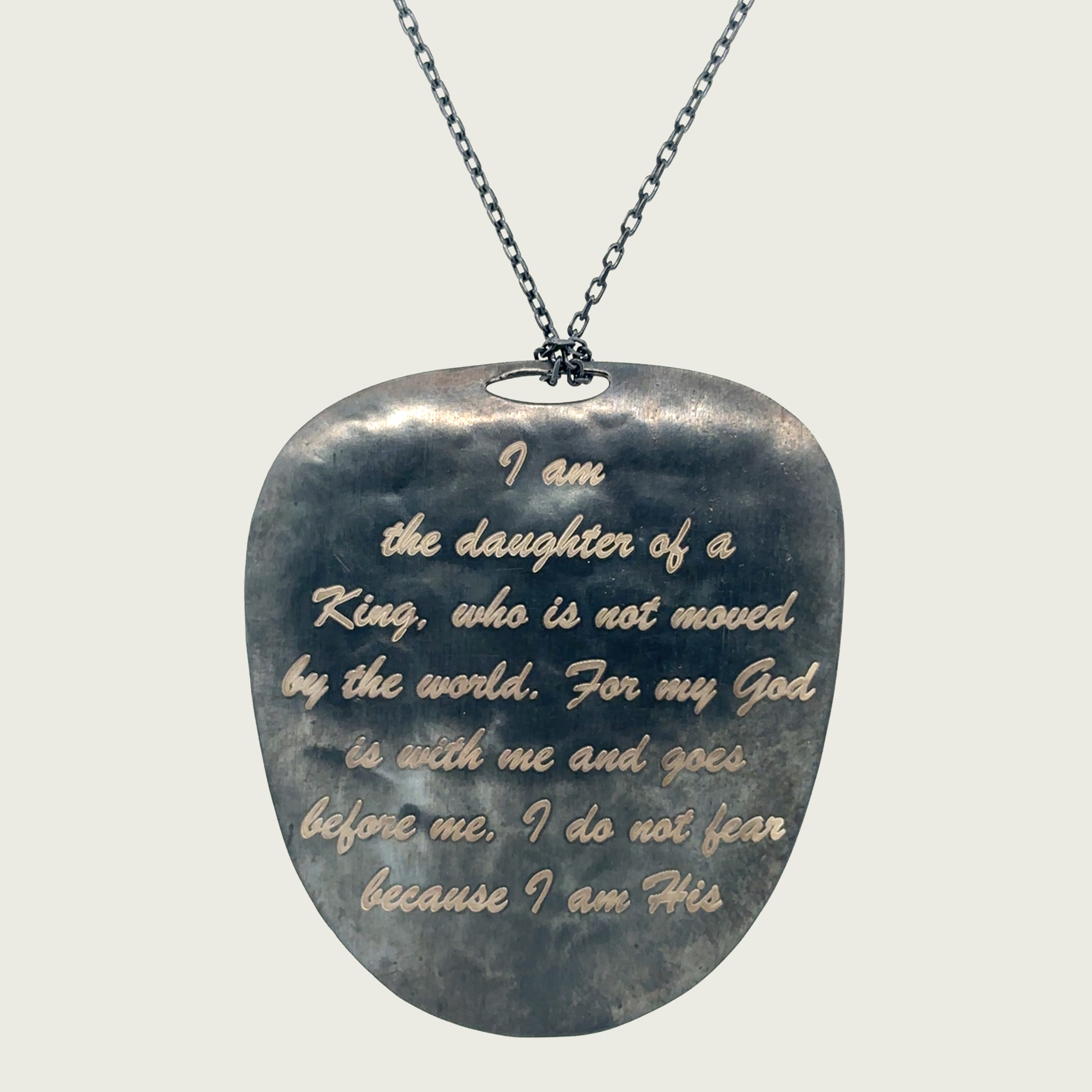 I Am The Daughter⁠ Of A King - Oxidized.