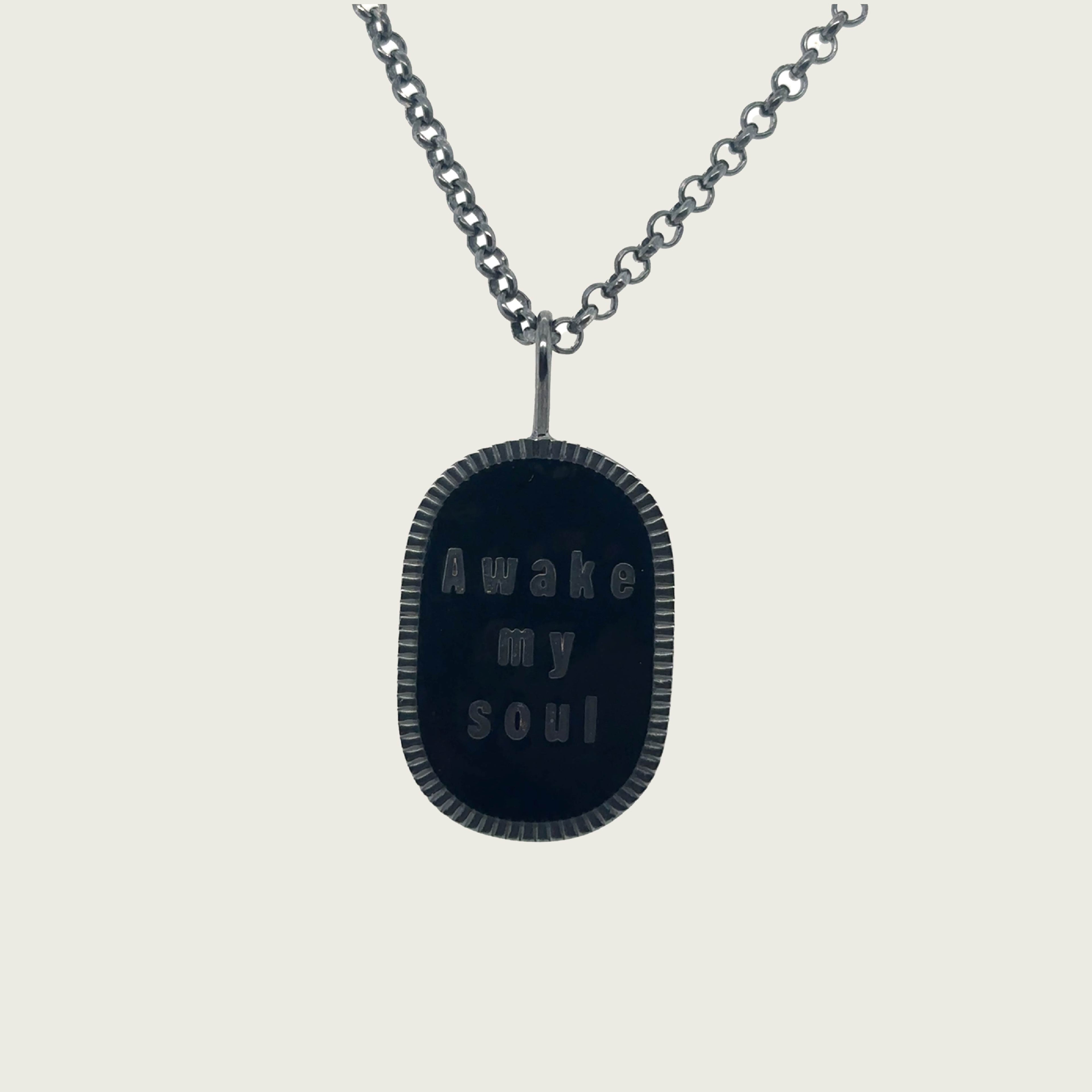 Awake My Soul - Silver Necklace