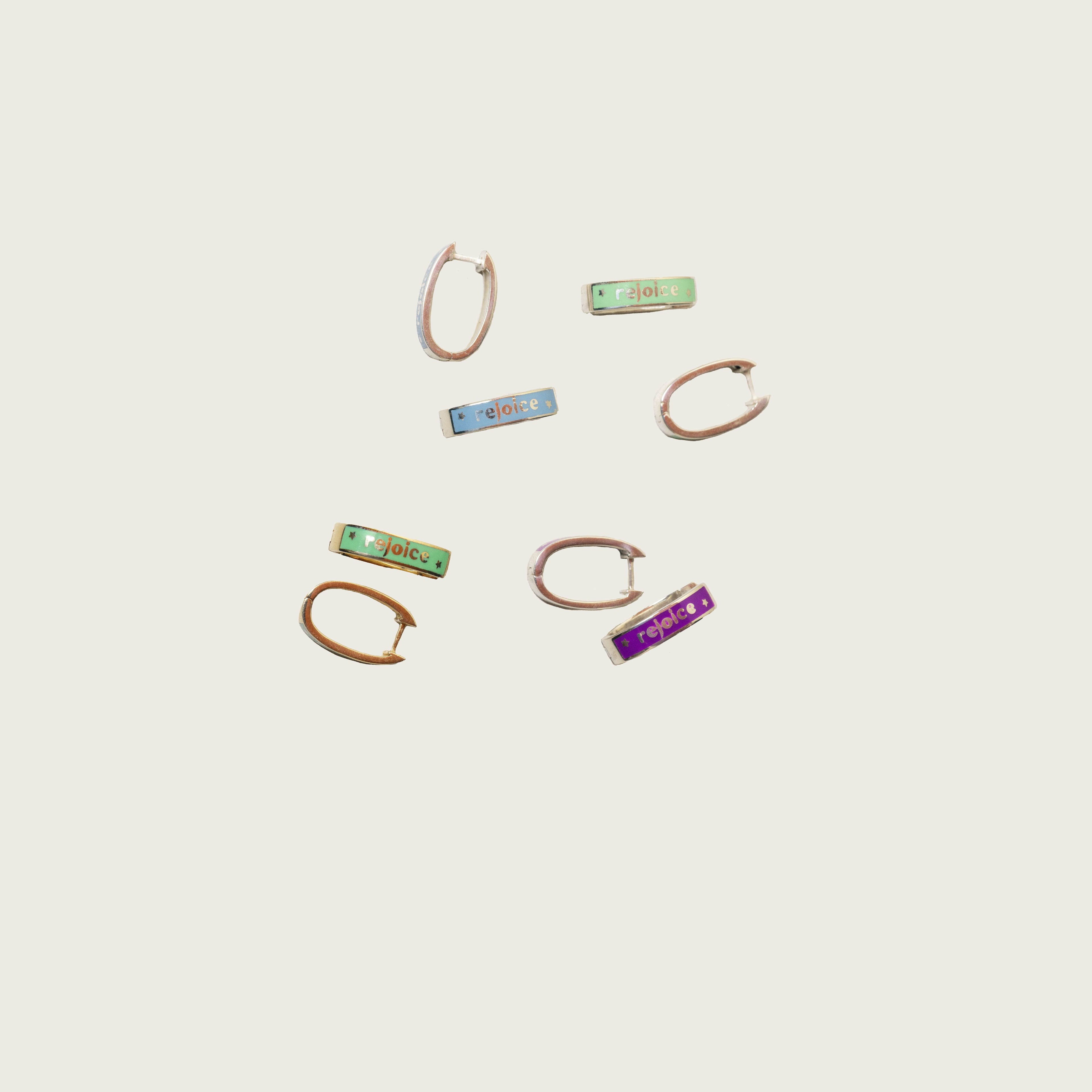 Rejoice - Silver Earrings