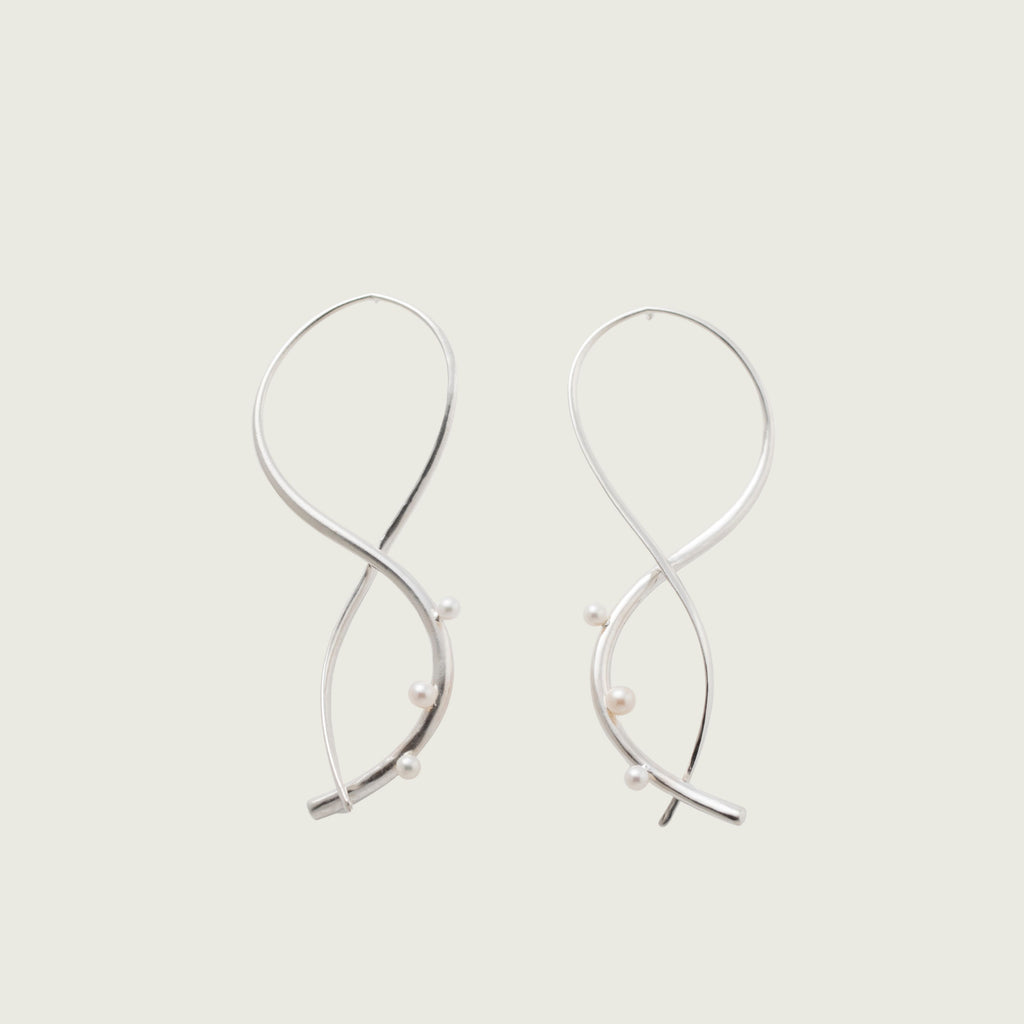 Infinite - Silver Earrings