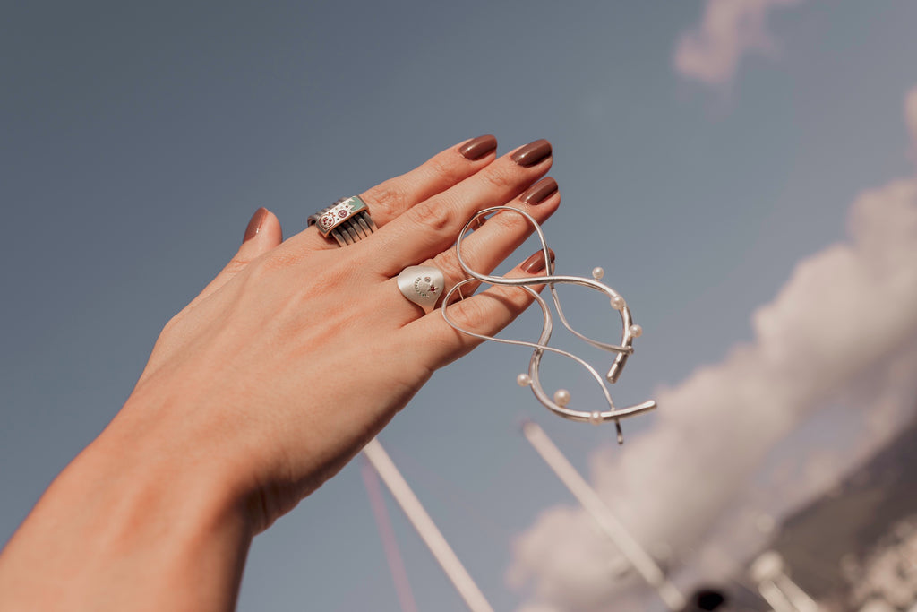 Infinite - Silver Earrings