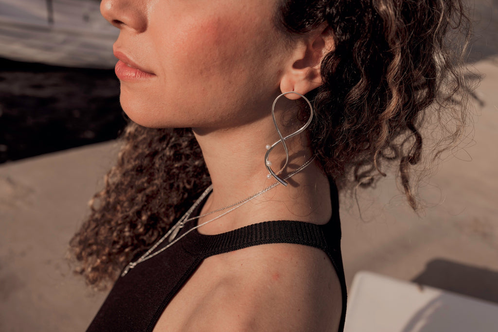 Infinite - Silver Earrings