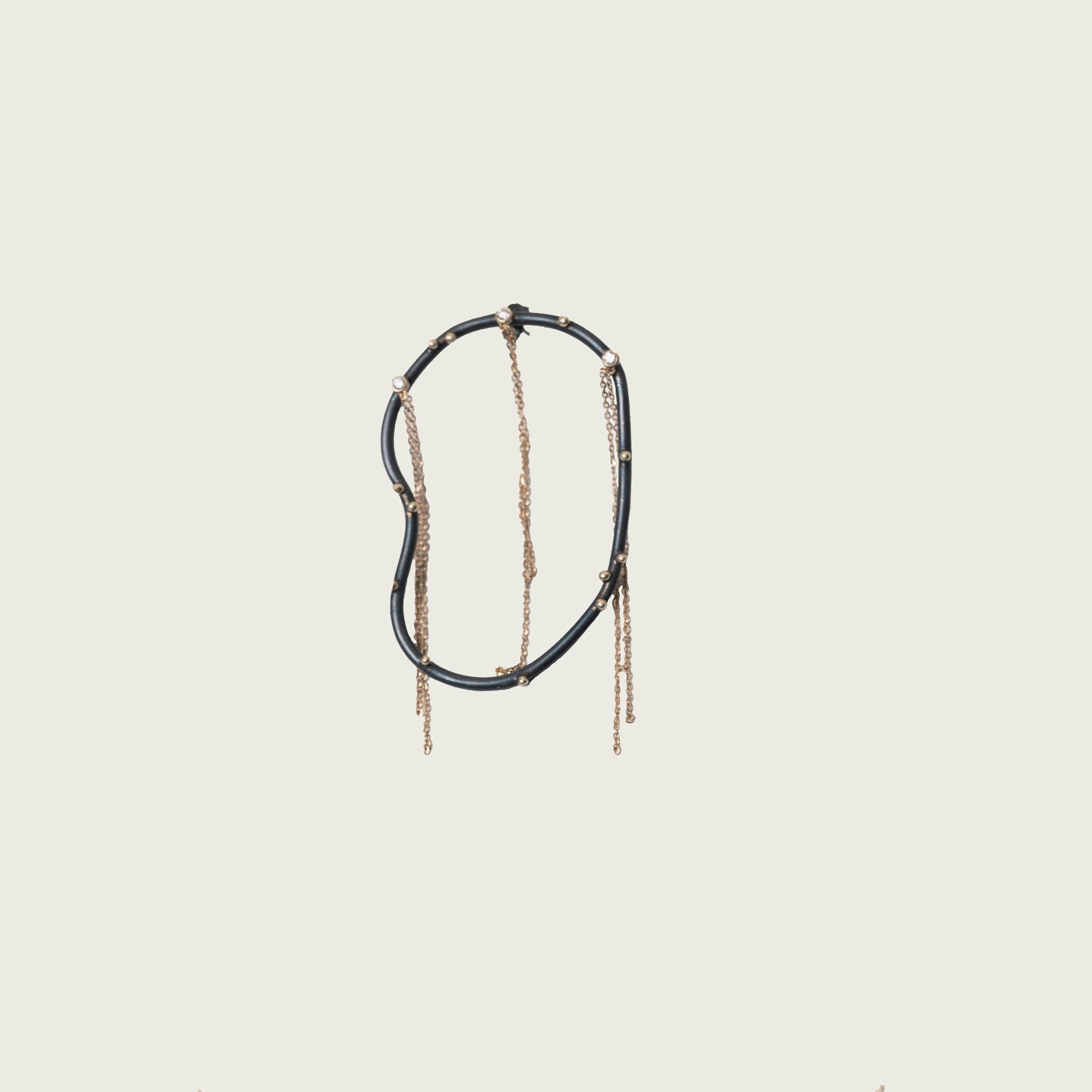 Overflowing River 2 - Individual Hollow Earring