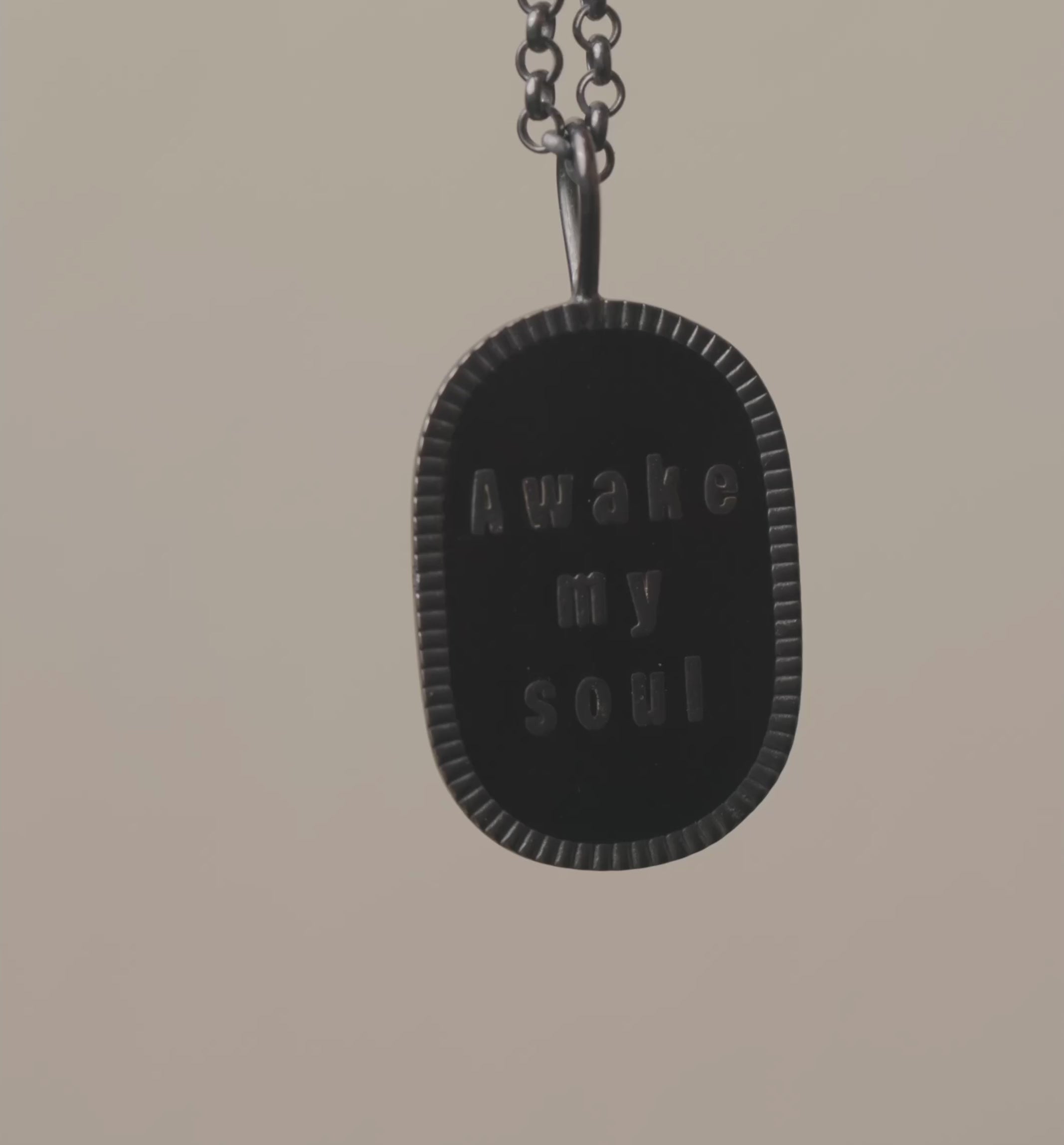 Awake My Soul - Silver Necklace