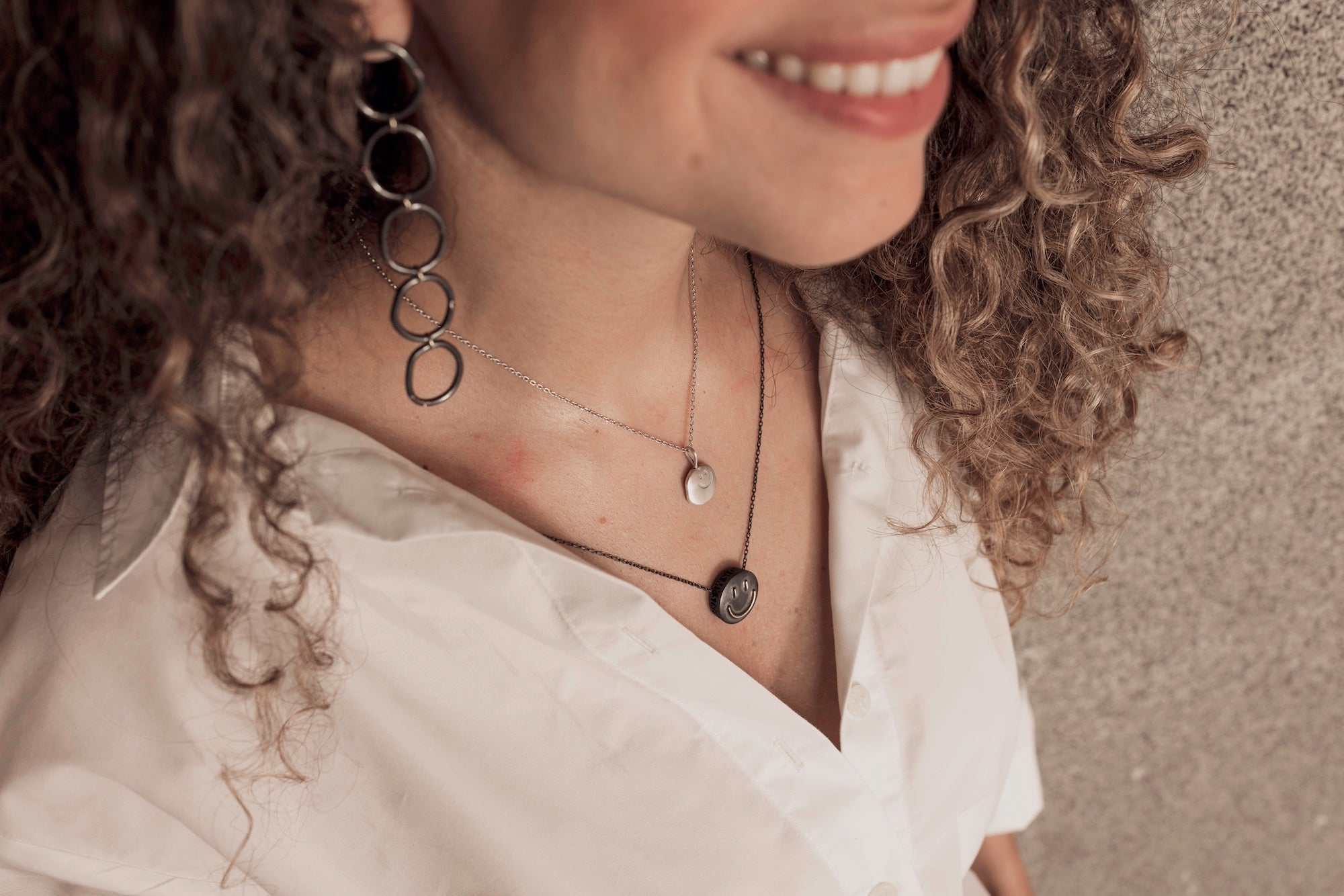 Fullness Of Joy - Silver Earrings