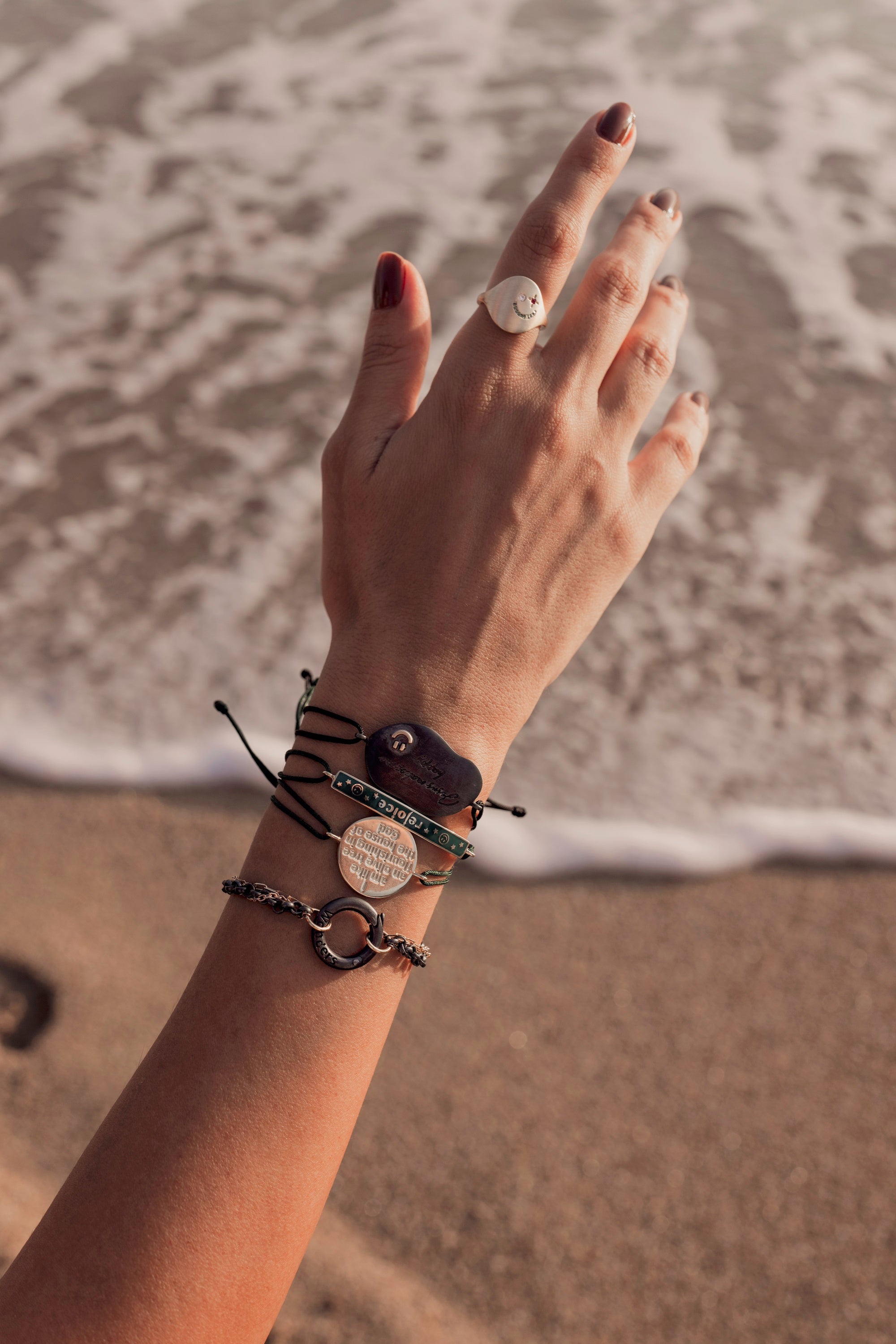 Jesus Makes Me Happy - Silver + Gold