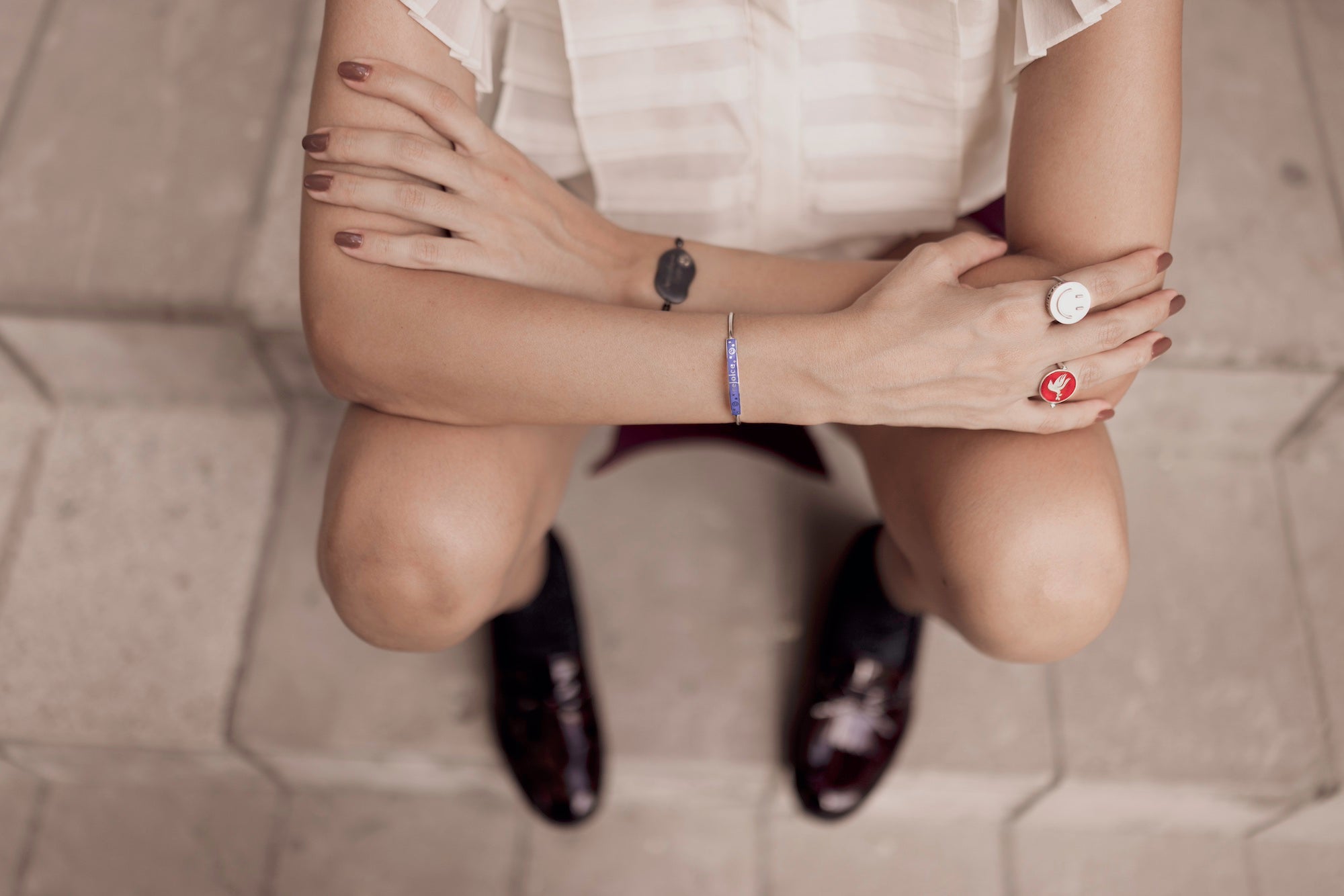 Rejoice - Silver Bangle